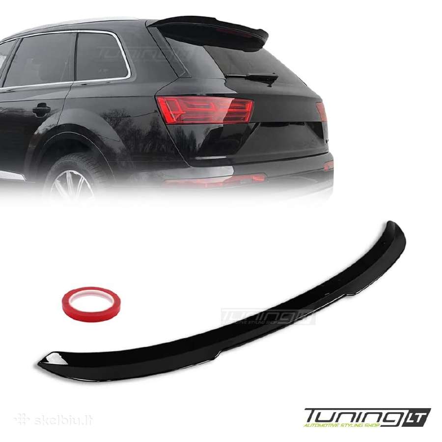 Audi Q7 4m skirtas juodas bagažinės spoileris