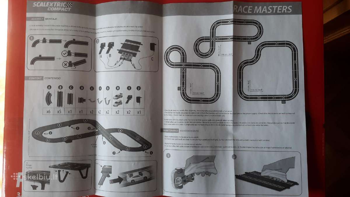Lenktynių trasa "Scalextric Compact" - nuotraukos Nr. 3