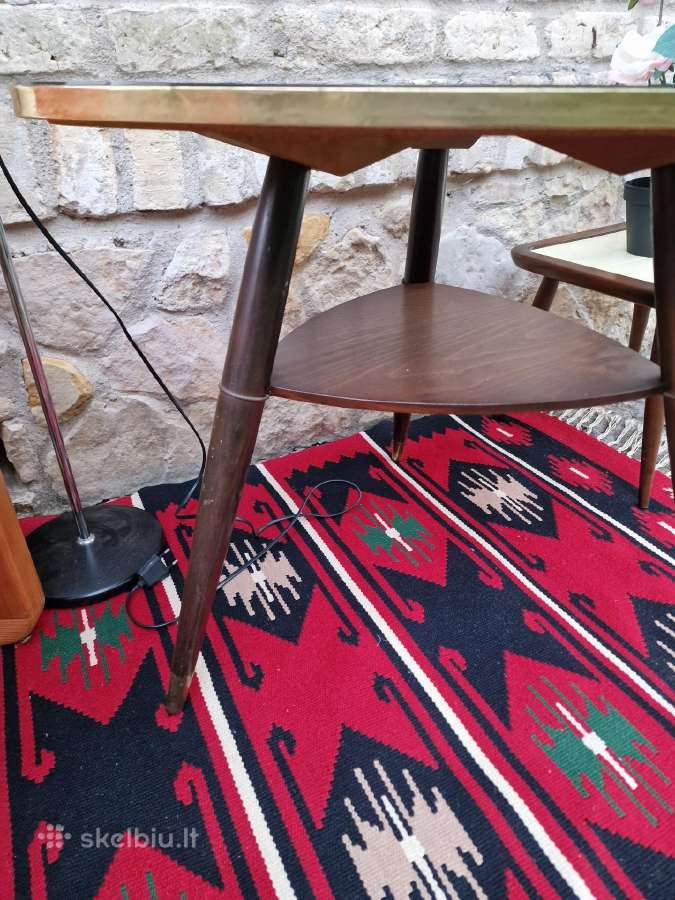 Vintažinis mid century kavos staliukas - nuotraukos Nr. 7