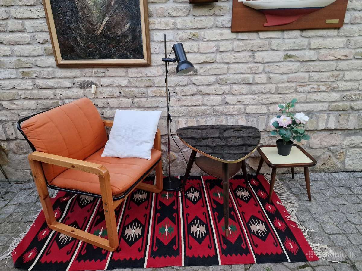 Vintažinis mid century kavos staliukas - nuotraukos Nr. 12