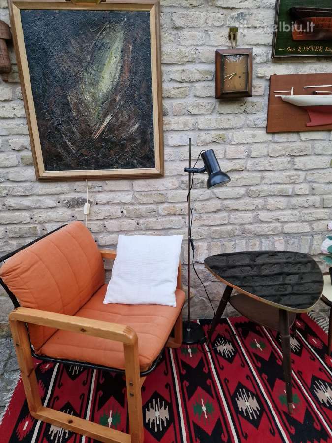 Vintažinis mid century kavos staliukas - nuotraukos Nr. 13