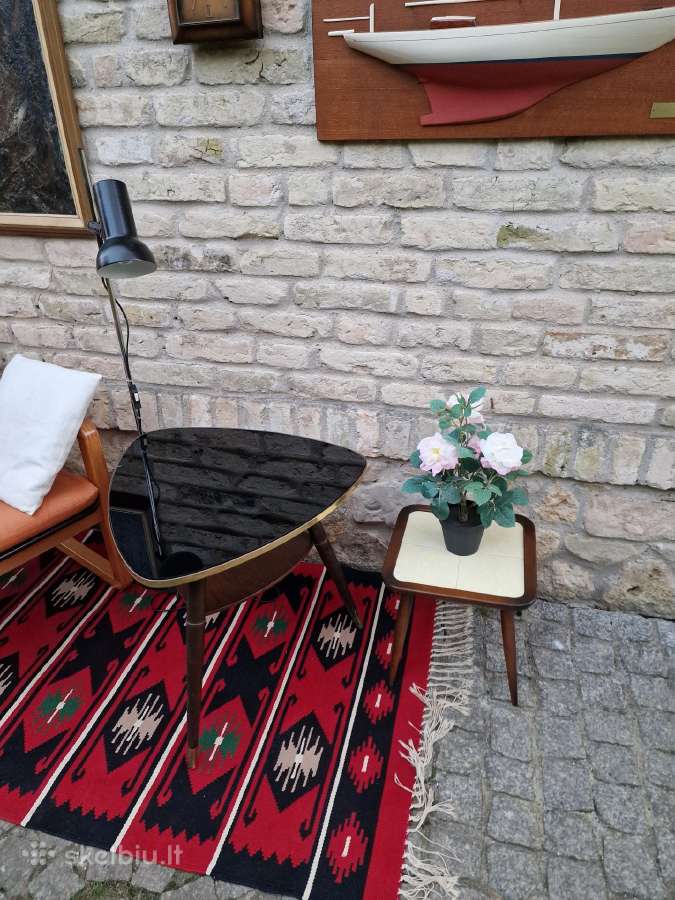 Vintažinis mid century kavos staliukas - nuotraukos Nr. 18