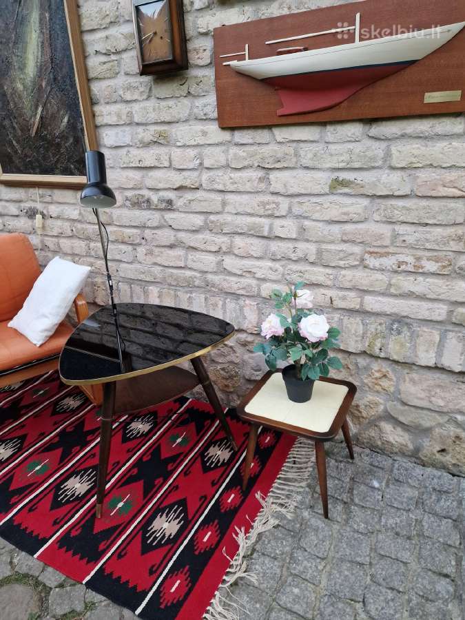 Vintažinis mid century kavos staliukas - nuotraukos Nr. 19