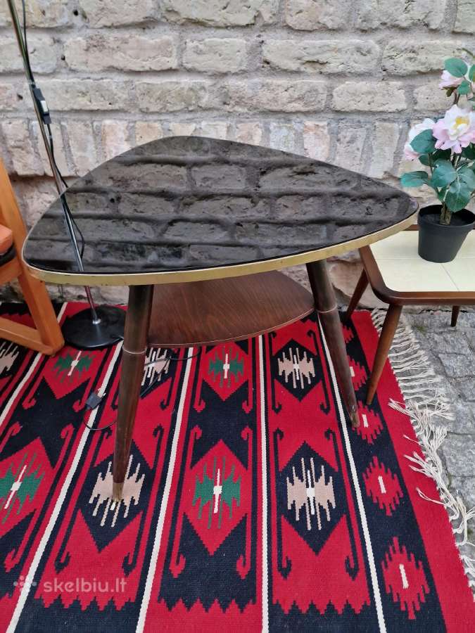 Vintažinis mid century kavos staliukas - nuotraukos Nr. 24