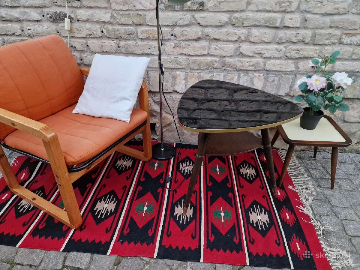 Vintažinis mid century kavos staliukas - nuotraukos Nr. 26