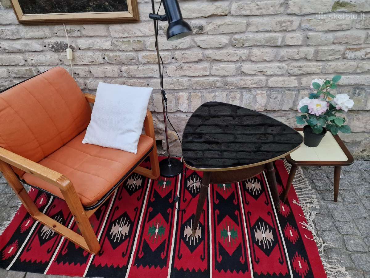 Vintažinis mid century kavos staliukas - nuotraukos Nr. 27