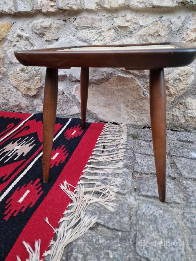 Vintažinis mid century gėlių stovelis - nuotraukos Nr. 8