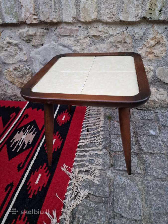 Vintažinis mid century gėlių stovelis - nuotraukos Nr. 10