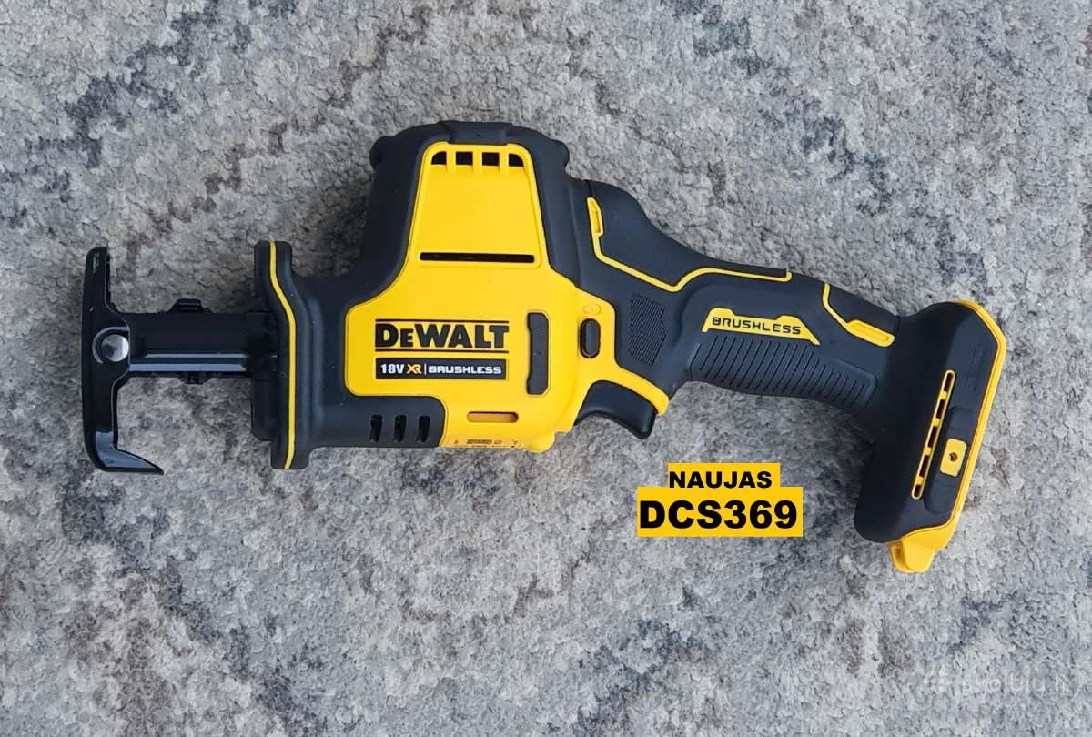 Dewalt siaurapjūklis tiesinis diskinis - nuotraukos Nr. 5