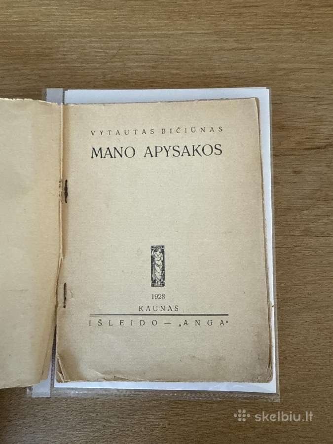 Mano apysakos 1928 m.