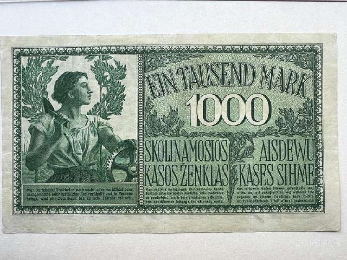 1000 markių aunc
