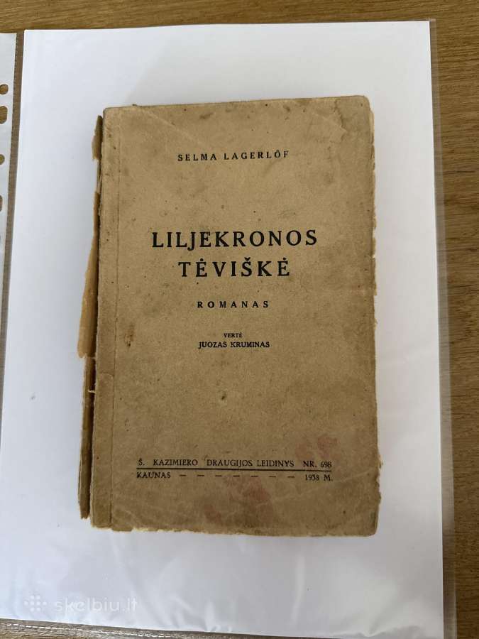 Liljekronos tėviškė 1938 m.