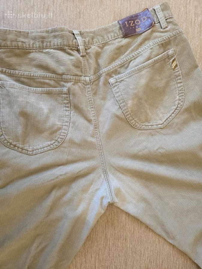 Velvetiniai džinsai (Izod, JAV), W36 x L30. - nuotraukos Nr. 6