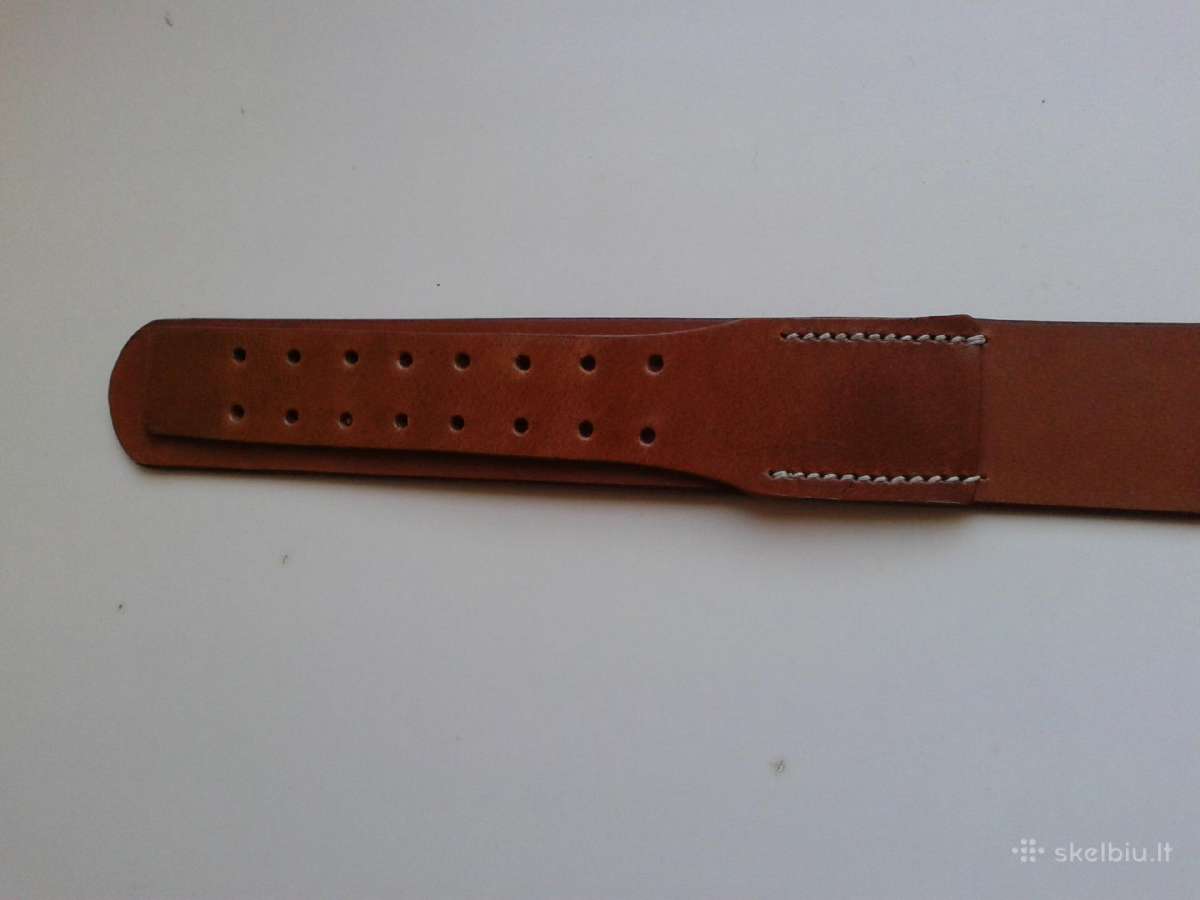 Vokiškas Wermachto odinis diržas(juodas)-90cm - nuotraukos Nr. 16