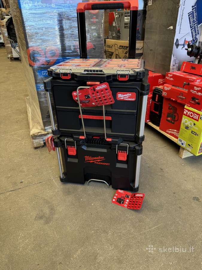 Įrankių dėžių rinkinys Milwaukee Packout, 3 dalys - nuotraukos Nr. 2