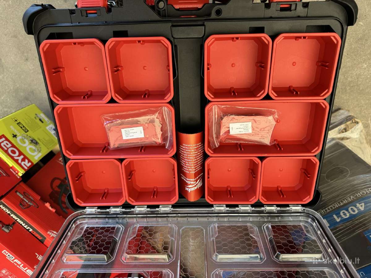 Įrankių dėžių rinkinys Milwaukee Packout, 3 dalys - nuotraukos Nr. 6