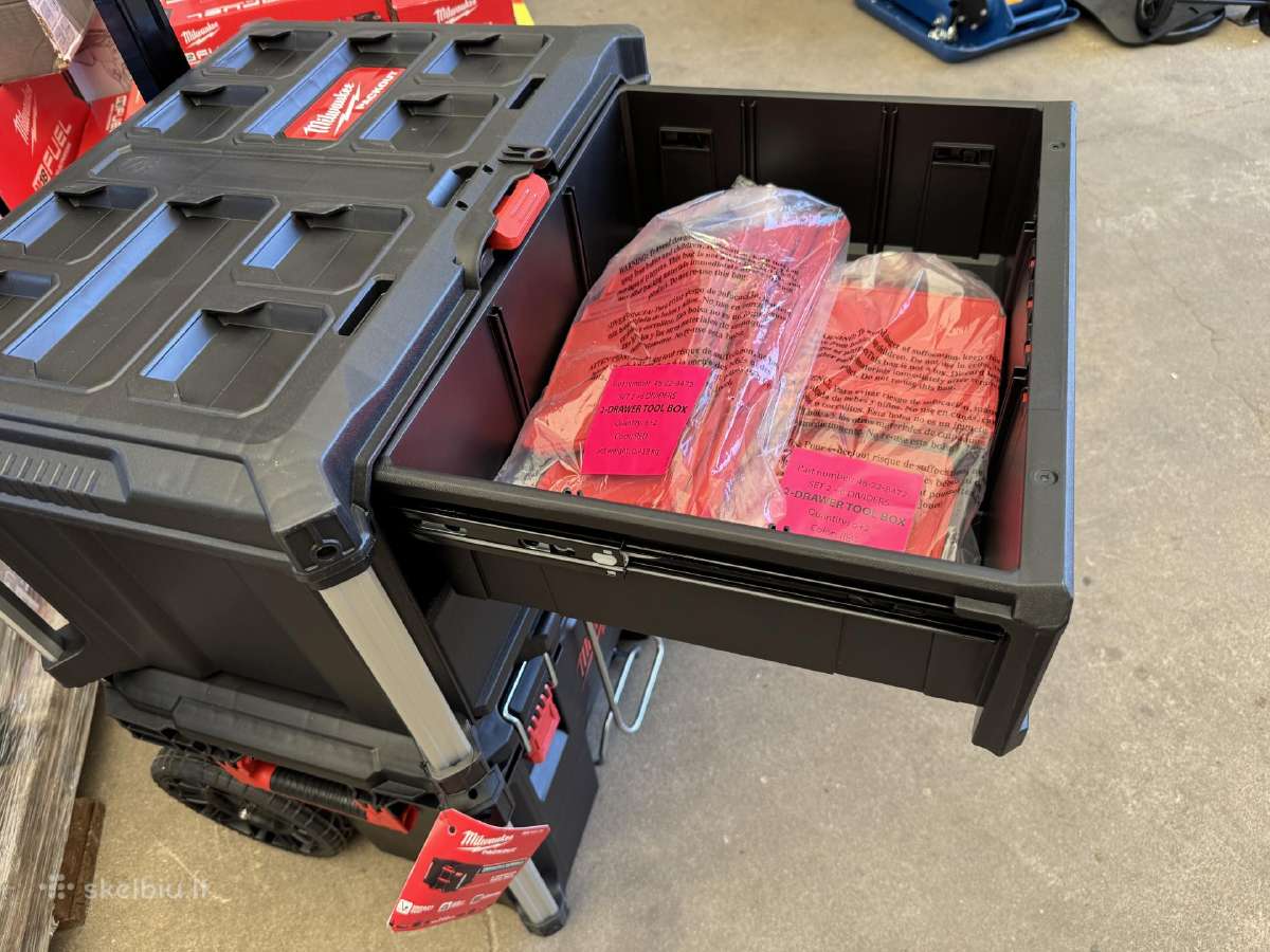 Įrankių dėžių rinkinys Milwaukee Packout, 3 dalys - nuotraukos Nr. 7
