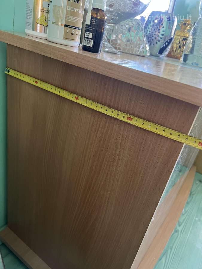 TV staliukas, komoda su stiklinėm durelėm - nuotraukos Nr. 6