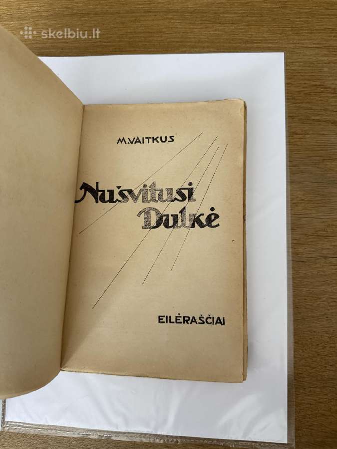 Nušvitusi dulkė 1933 m - nuotraukos Nr. 2