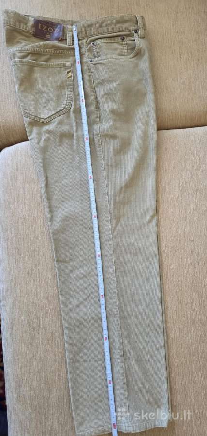 Velvetiniai džinsai (Izod, JAV), W36 x L30. - nuotraukos Nr. 4