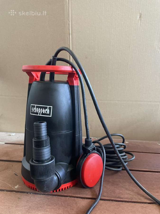 Drenažinis vandens siurblys Scheppach Swp750 - nuotraukos Nr. 2