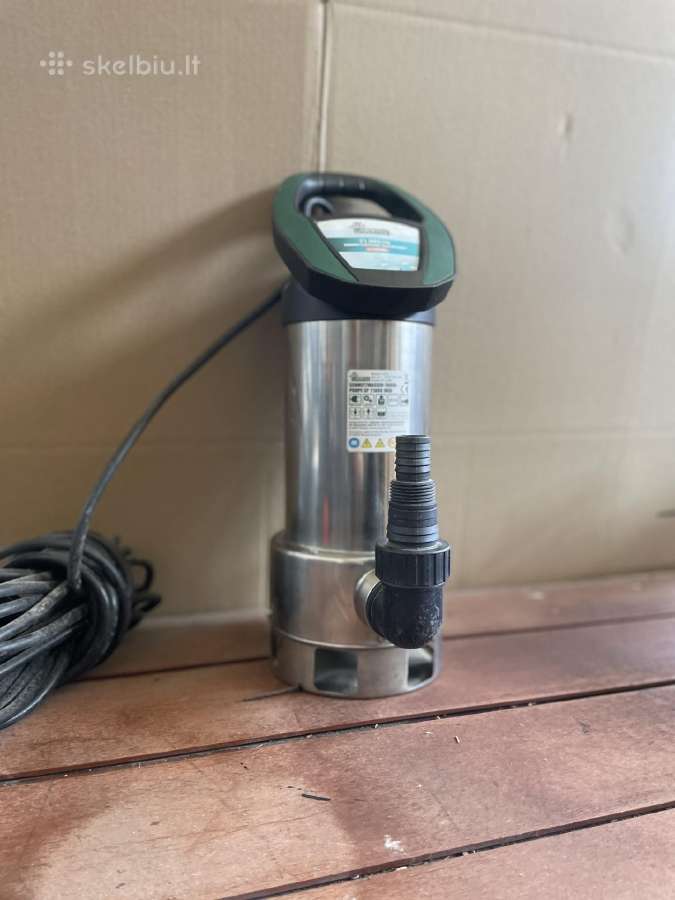 Panardinamas nešvaraus vandens siurblys 750ir1100w