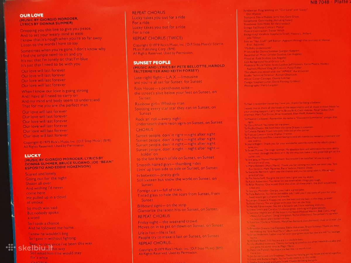 Donna Summer 1979 “Bad Girls 2 Lp - nuotraukos Nr. 6