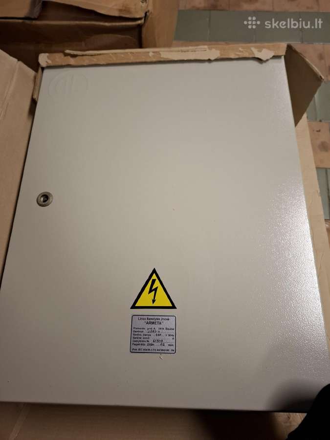 Elektros įvadiniai skydai.