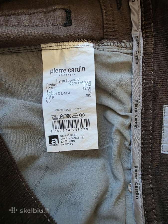 Puikios kokybės Pierre Cardin džinsai, W38 x L30 - nuotraukos Nr. 8