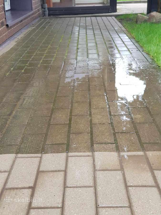 Trinkelių,terasų,fasadų, kietų paviršių plovimas - nuotraukos Nr. 10