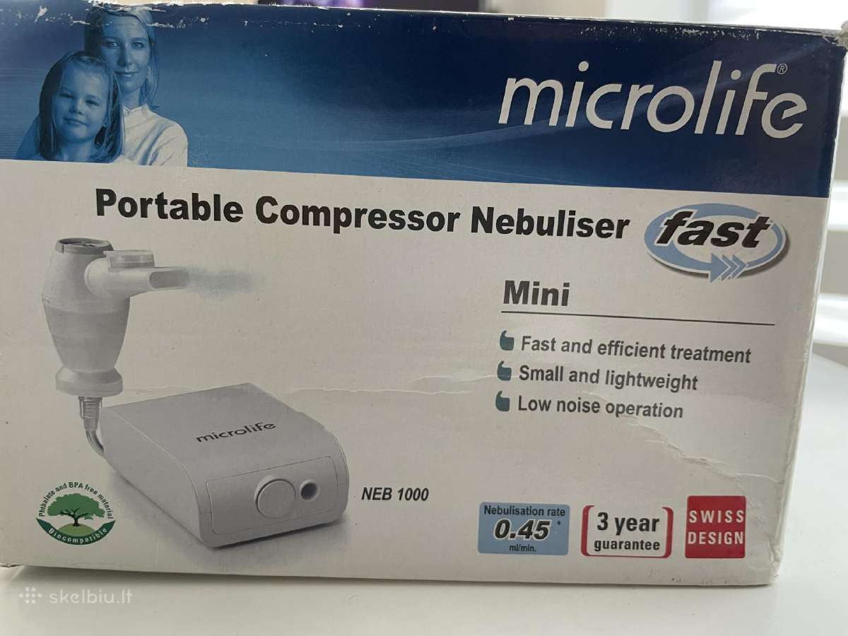 Microlife Kompresorinis Inhaliatorius Neb 1000 Min - nuotraukos Nr. 3