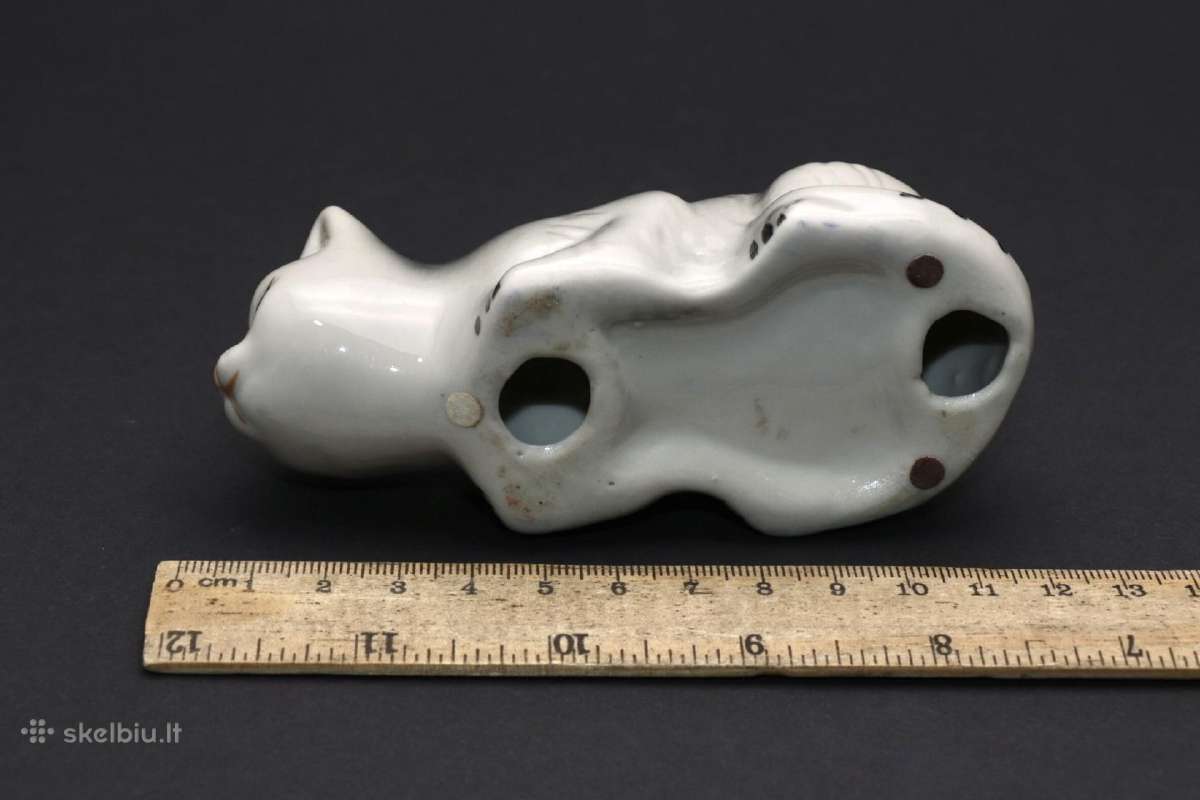 Statulėlė porceliano "Katė " 5 cm. kaina 20 eurų - nuotraukos Nr. 5