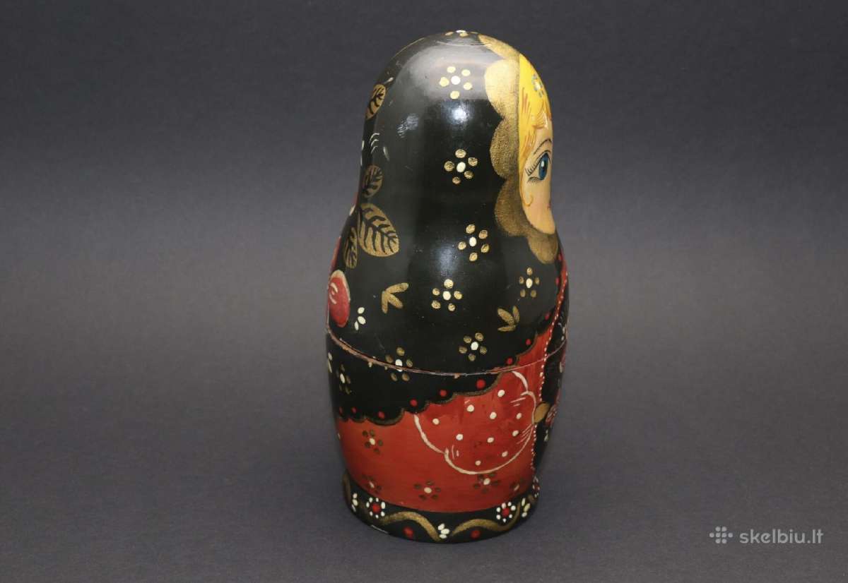 Matrioška medinė 18 cm. kaina 15 eurų - nuotraukos Nr. 2