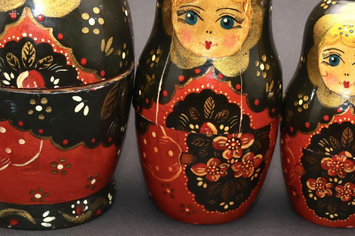 Matrioška medinė 18 cm. kaina 15 eurų - nuotraukos Nr. 6