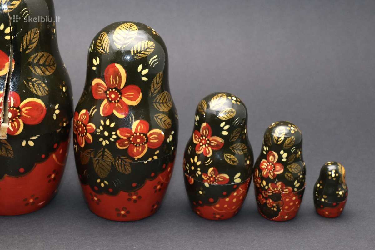 Matrioška medinė 18 cm. kaina 15 eurų - nuotraukos Nr. 10