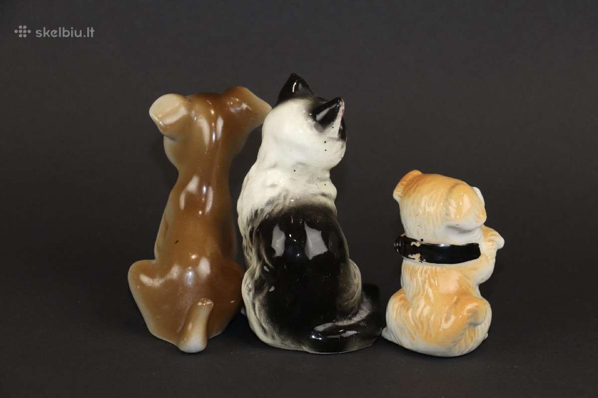Statulėlės(6 vient.) Gyvūnai" porcelianas kaina25 - nuotraukos Nr. 5