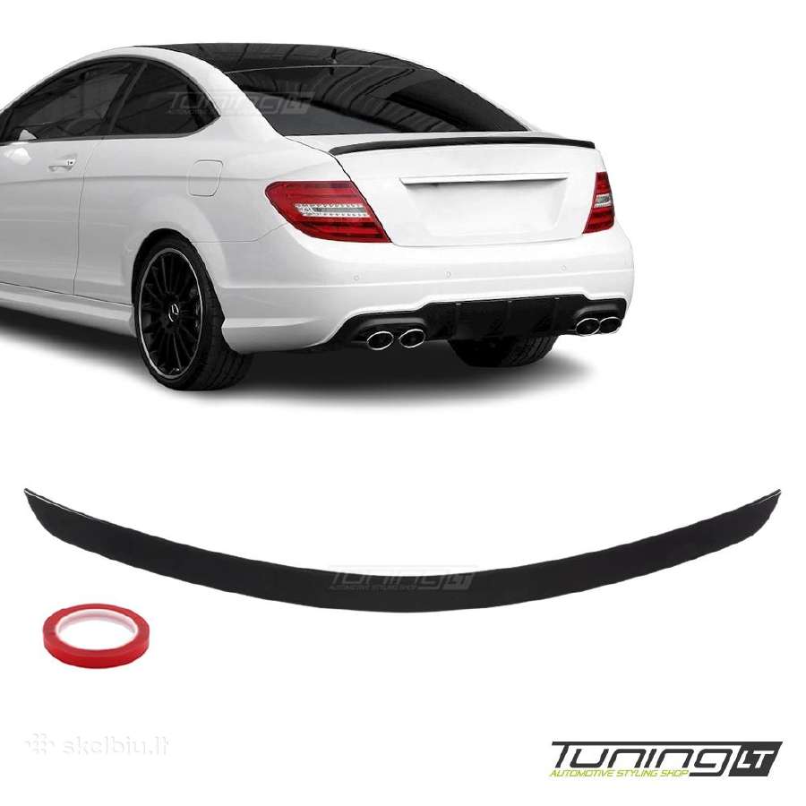 Mercedes C204 Coupe skirtas Bagažinės Spoileris