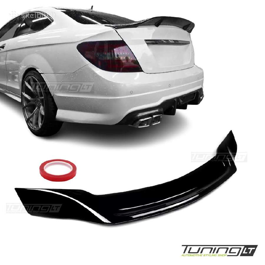 Mercedes C204 Coupe skirtas Bagažinės Spoileris - nuotraukos Nr. 7