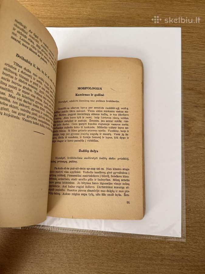 Lietuvių kalbos gramatikos ir rašybos vadovėlis - nuotraukos Nr. 6