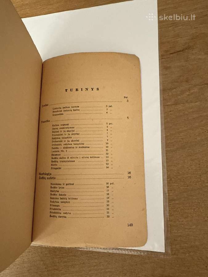 Lietuvių kalbos gramatikos ir rašybos vadovėlis - nuotraukos Nr. 7