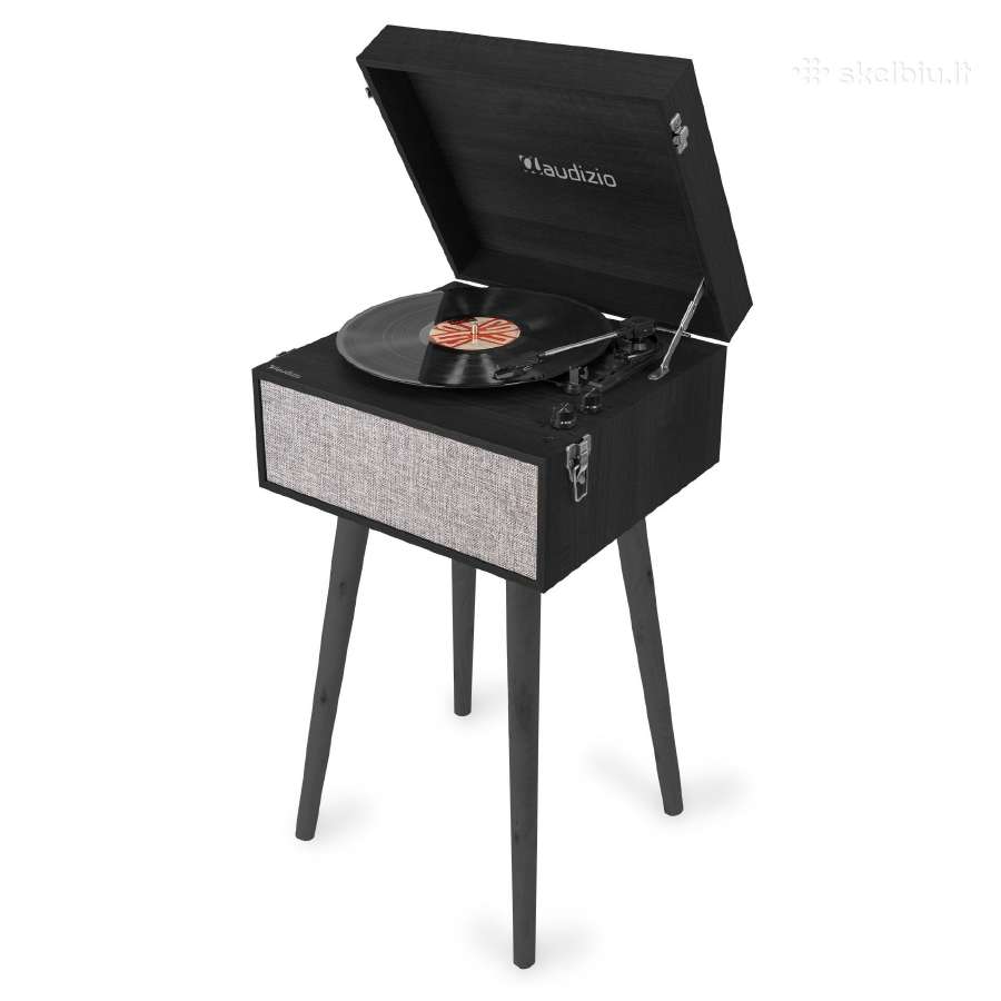 Audizio Fremont patefonas su stovu, juodas - nuotraukos Nr. 2