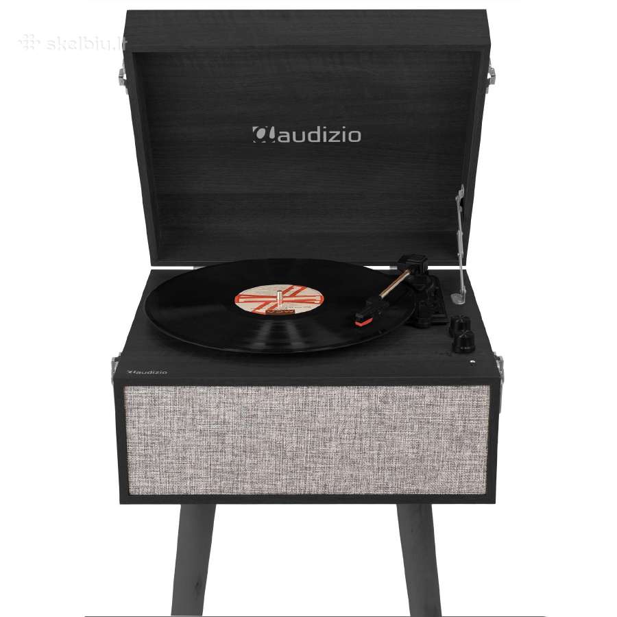 Audizio Fremont patefonas su stovu, juodas - nuotraukos Nr. 4