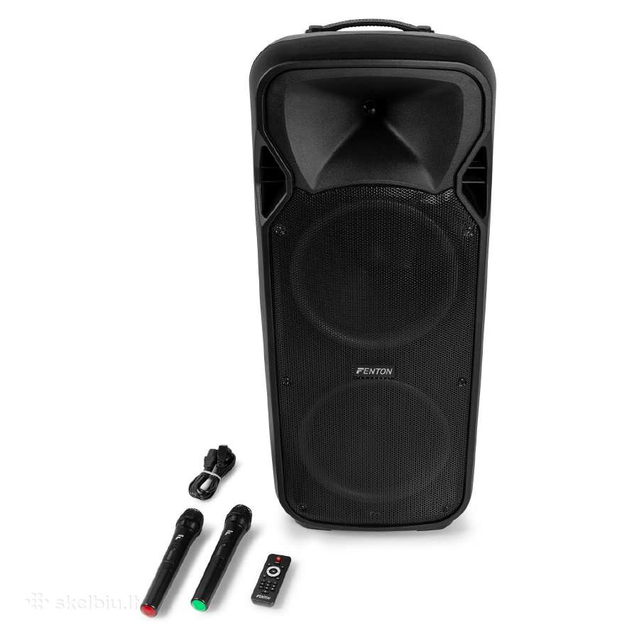 Fenton Ft212led Mk2 1400w nešiojama kolonėlė su dv