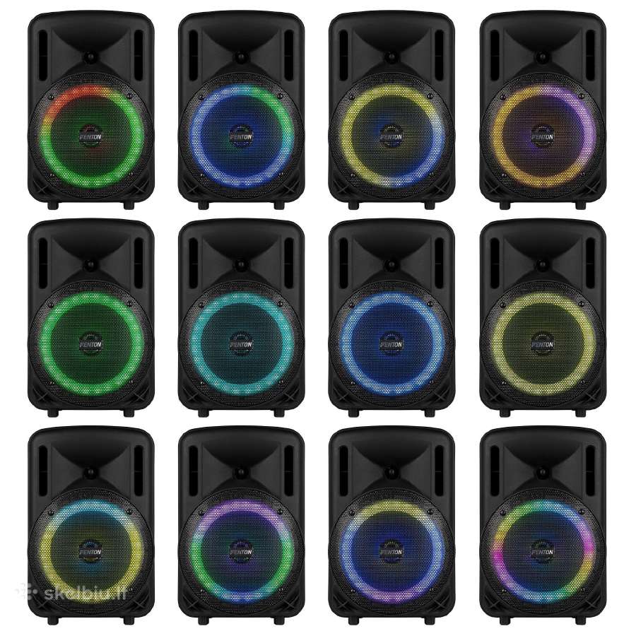 Fenton Ft08led Mk2 300w nešiojama kolonėlė su bela - nuotraukos Nr. 6