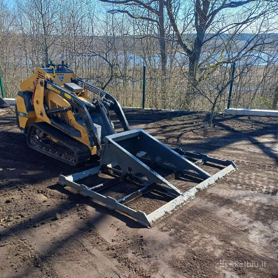 Bobcat nuoma Kaunas , Bobkat lyginimo darbai Kaune - nuotraukos Nr. 2