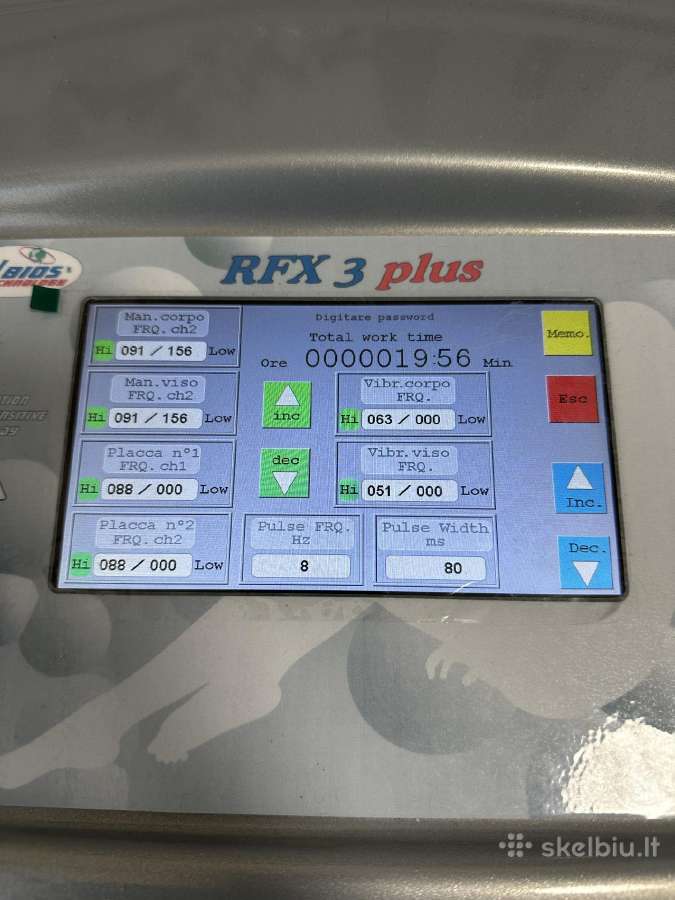Parduodamas Rfx 3plus aparatas - nuotraukos Nr. 2