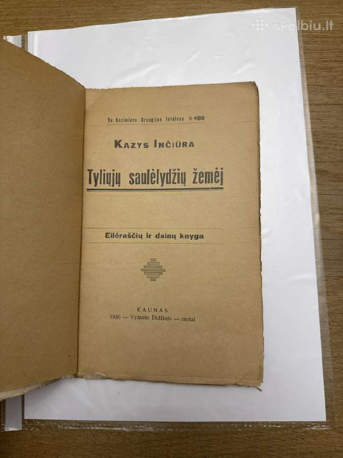 Tyliujų saulėlydžių žemė 1930 m. - nuotraukos Nr. 2