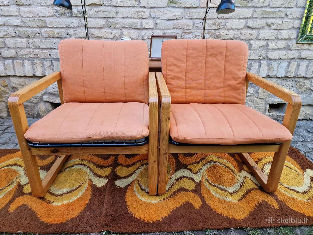 Vintažiniai mid century Bauhaus st. foteliai - nuotraukos Nr. 2