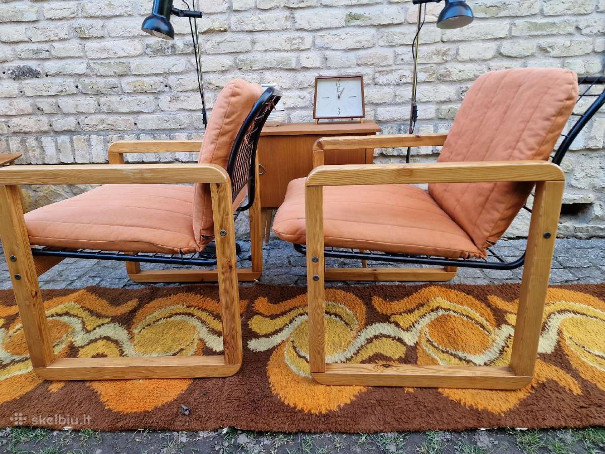Vintažiniai mid century Bauhaus st. foteliai - nuotraukos Nr. 4