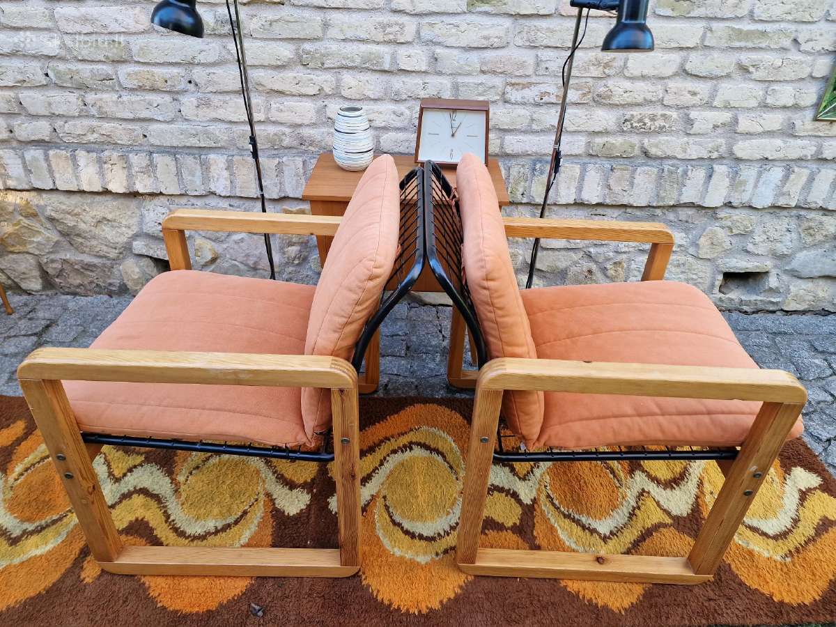Vintažiniai mid century Bauhaus st. foteliai - nuotraukos Nr. 3
